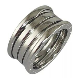 BVLGARI Ring US 6 1/8 EU52 K18 white gold B-zero.1 4 bands used